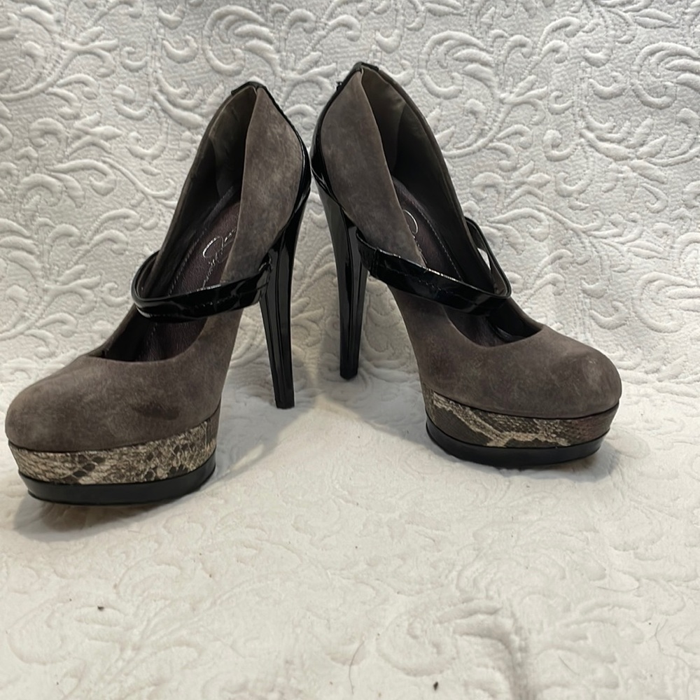 Jessica Simpson Snakeskin Heels